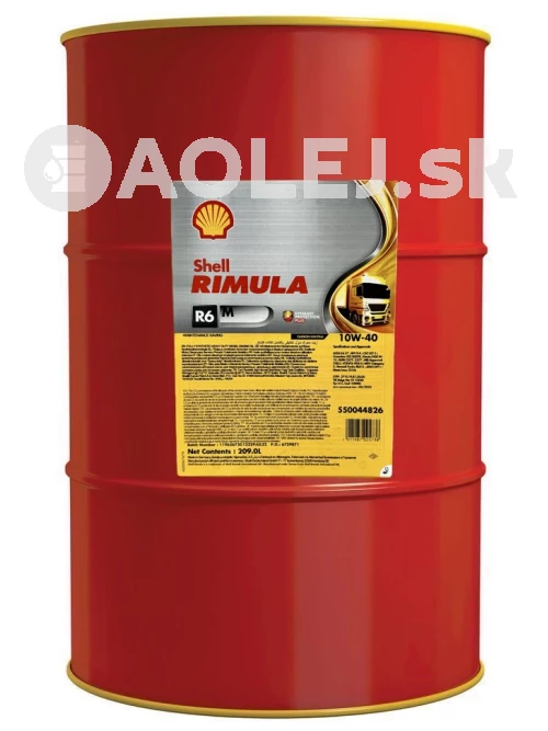 Shell Rimula R6 M 10W-40 209L