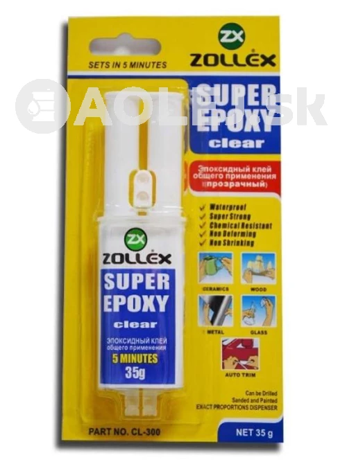 Zollex Super Epoxy Clear /tekutý kov/ 35g