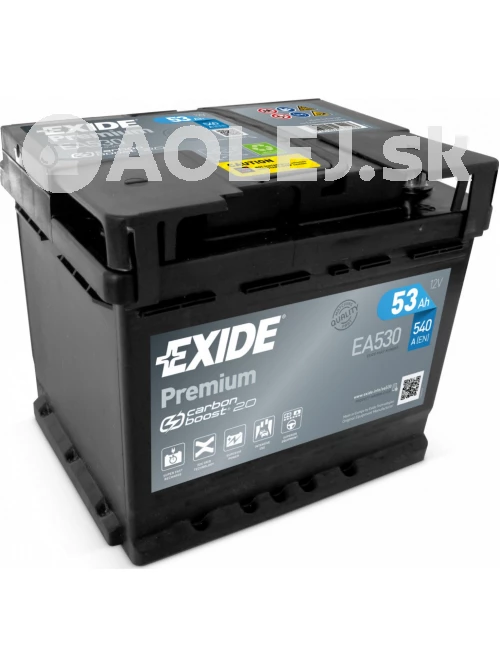 Exide Premium 12V 53Ah 540A EA530