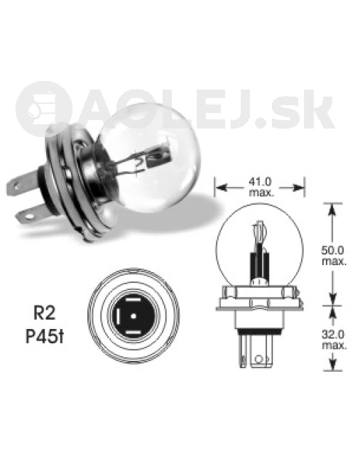 Elta 12V 45/40W P45T R2