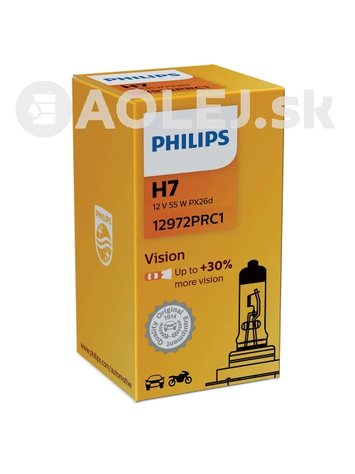 Philips Vision +30% H7 12V 55W PX26d