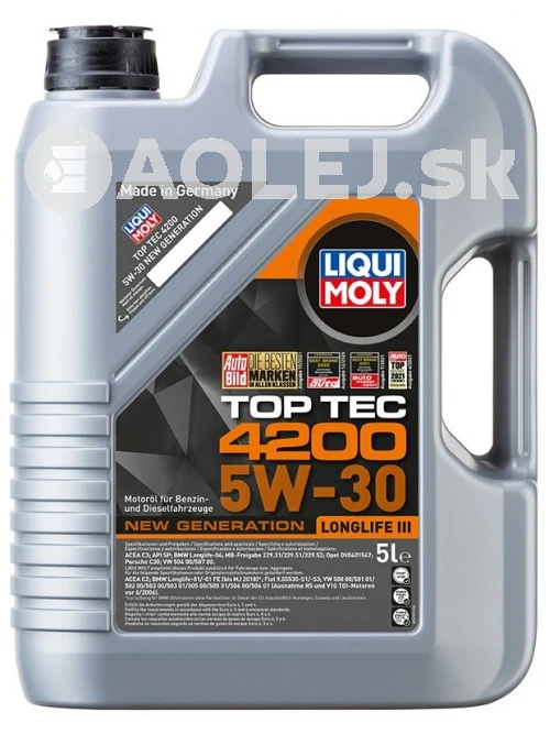 Liqui Moly 3707 Top Tec 4200 5W-30 5L