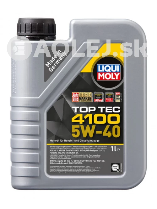 Liqui Moly 3700 Top Tec 4100 5W-40 1L