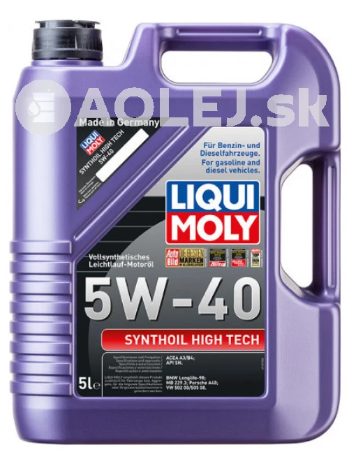 Liqui Moly 1307 Synthoil High Tech 5W-40 5L