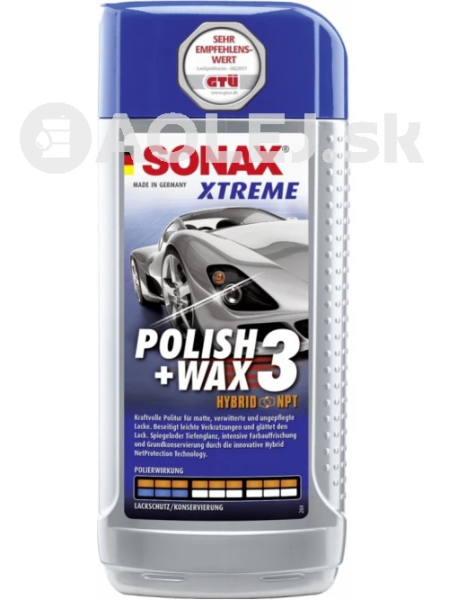 Sonax Xtreme Polish & Wax 3 Hybrid NPT 500ml