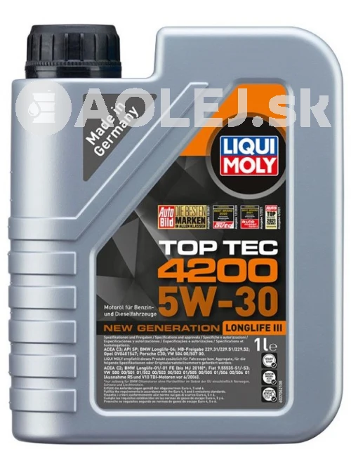 Liqui Moly 8972 Top Tec 4200 5W-30 1L