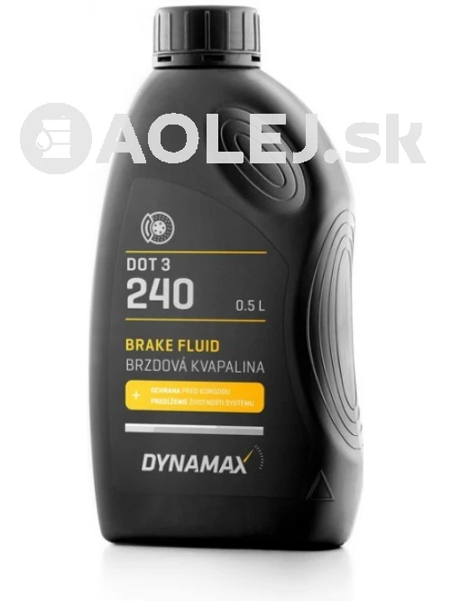 Brzdová kvapalina Dynamax 240 DOT 3 0,5L