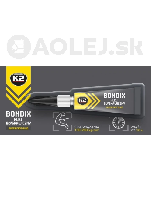 K2 Bondix /sekundové lepidlo/ 3g