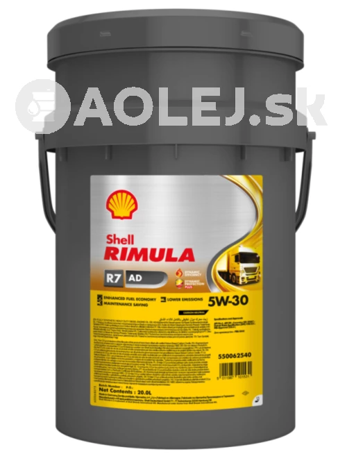 Shell Rimula R7 AD 5W-30 20L