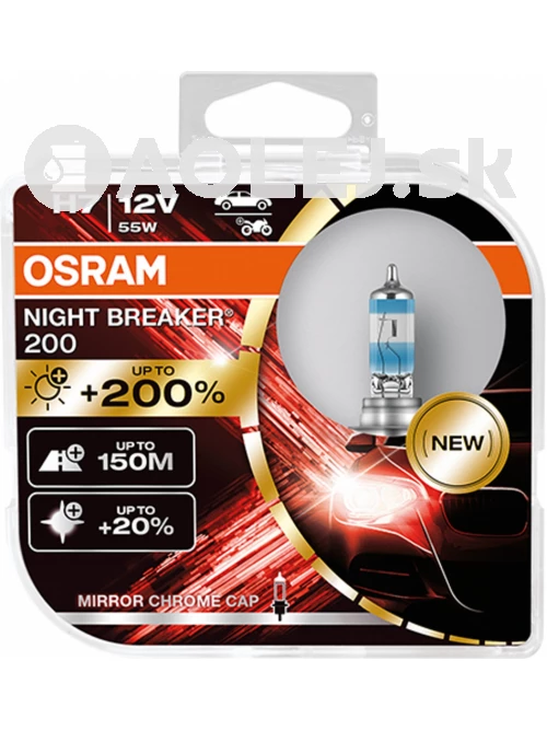 Osram H7 12V 55W PX26d Night Breaker 200% Box