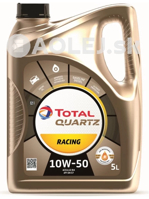 Total Quartz Racing 10W-50 5L