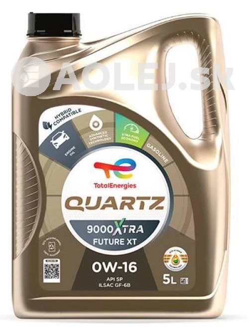 Total Quartz 9000 Xtra Future XT 0W-16 5L