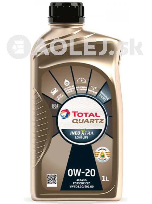 Total Quartz Ineo Xtra Long Life 0W-20 1L