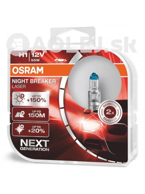 Osram H1 12V 55W P14,5s Night Breaker Laser Box