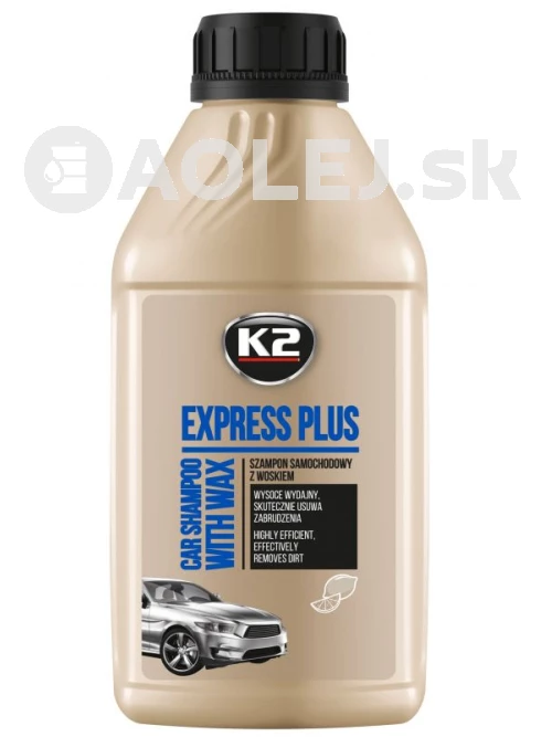 K2 Express Plus autošampón s voskom 500ml