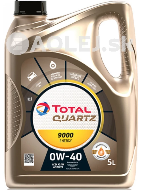 Total Quartz 9000 Energy 0W-40 5L