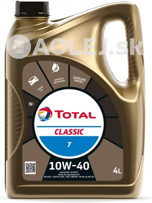 Total Classic 7 10W-40 4L