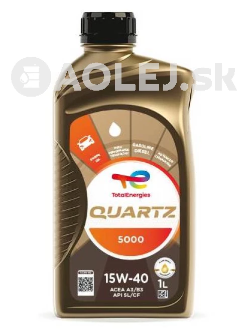 Total Quartz 5000 15W-40 1L