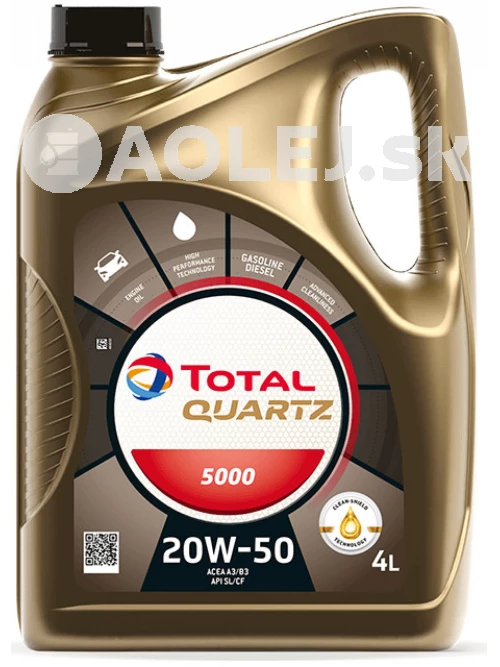 Total Quartz 5000 20W-50 4L