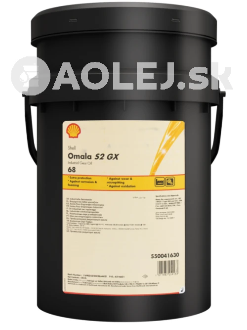 Shell Omala S2 GX 68 20L