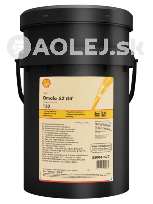 Shell Omala S2 GX 150 20L