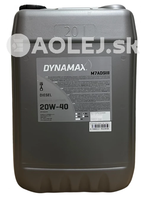 Dynamax M7ADSIII 20L