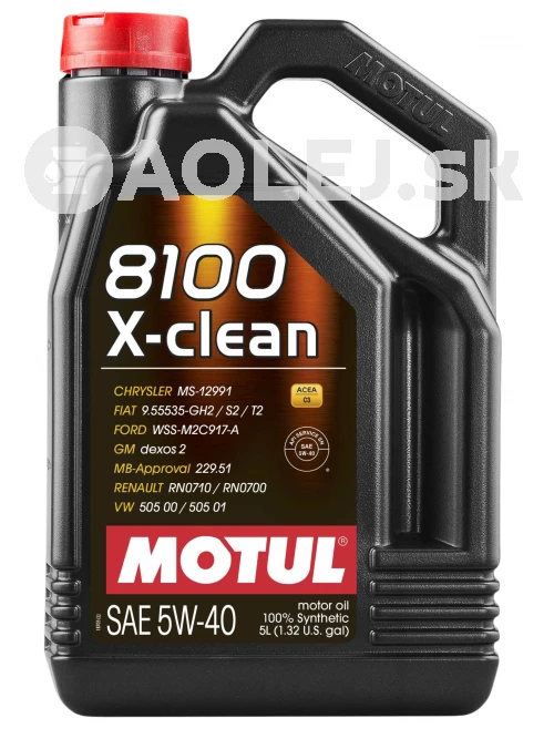 Motul 8100 X-Clean 5W-40 5L