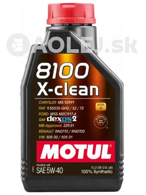 Motul 8100 X-Clean 5W-40 1L
