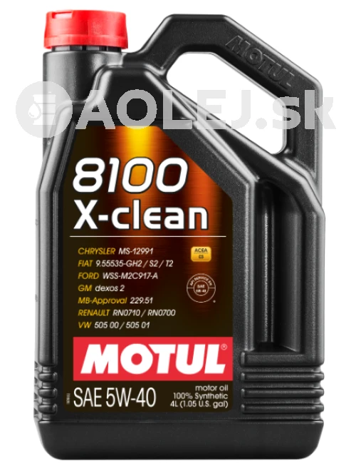 Motul 8100 X-Clean 5W-40 4L
