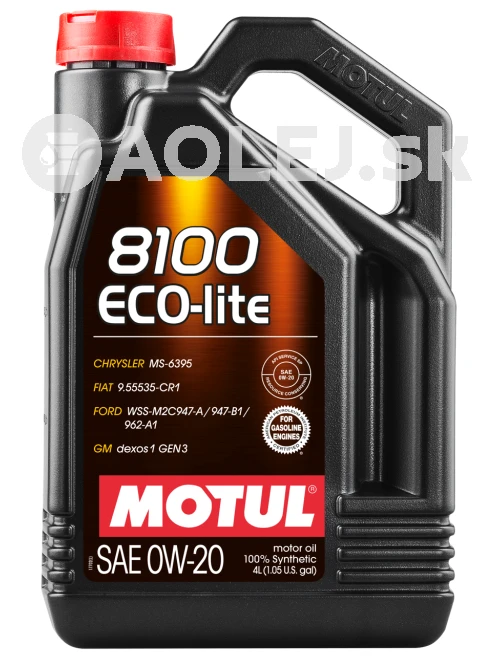 Motul 8100 Eco-Lite 0W-20 4L