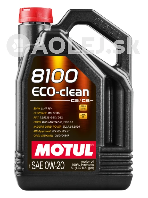 Motul 8100 Eco-Clean 0W-20 5L