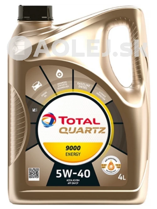 Total Quartz 9000 Energy 5W-40 4L