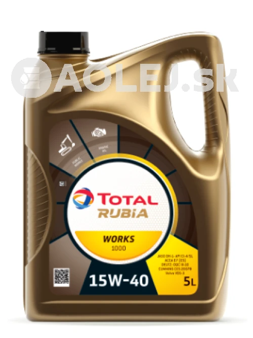 Total Rubia Works 1000 15W-40 5L