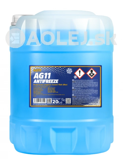 Mannol 4011 Antifreeze AG11 (-40°C) Longterm 20L 