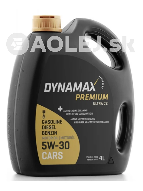 Dynamax Premium Ultra C2 5W-30 4L