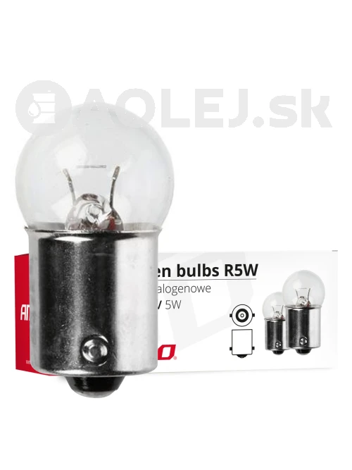 Halogénové žiarovky R5W BA15s 12V 5W